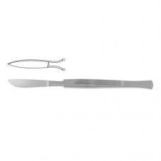 Dissecting Knife / Opreating Knife With Metal Handle Stainless Steel, 15 cm - 6" Blade Size 27 mm